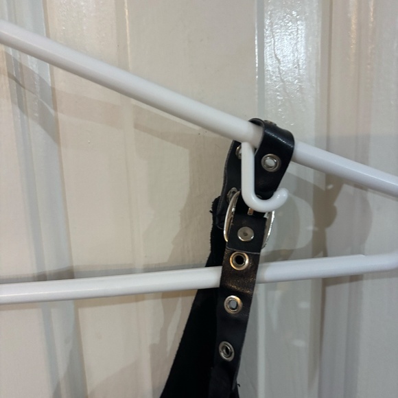 Unreal y2k 90s tank top pattern slight glitter belt shoulder straps - Picture 5 of 5